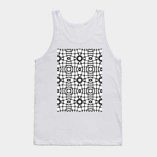 Monochrome Kaleidoscope Tank Top